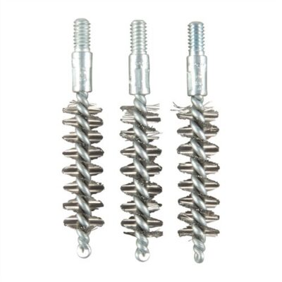 STANDARD LINE STAINLESS STEEL HANDGUN BORE BRUSHES STANDARD LINE BRUSH, 9MM/.38/.357 CAL HANDGUN, SS, 3 PACK