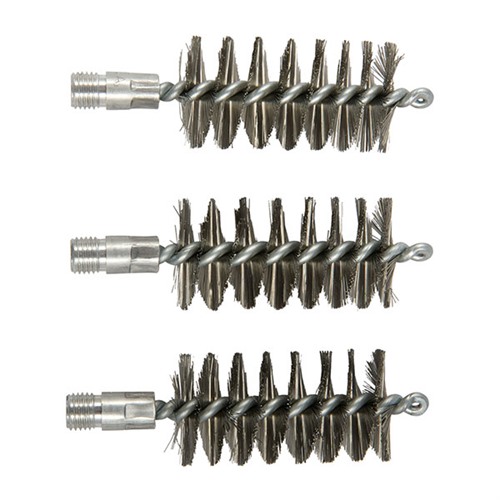 STANDARD LINE STAINLESS STEEL SHOTGUN BORE BRUSHES STANDARD LINE BRUSH, 10 GAUGE SHOTGUN, SS, 3 PACK