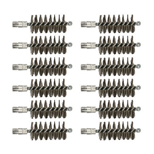 STANDARD LINE STAINLESS STEEL SHOTGUN BORE BRUSHES STANDARD LINE BRUSH, 10 GAUGE SHOTGUN, SS, 12 PACK