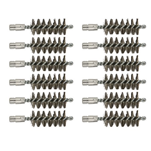 STANDARD LINE STAINLESS STEEL SHOTGUN BORE BRUSHES STANDARD LINE BRUSH, 16 GAUGE SHOTGUN, SS, 12 PACK STANDARD LINE STAINLESS STEEL SHOTGUN BORE BRUSHES STANDARD LINE BRUSH, 16 GAUGE SHOTGUN, SS, 12 PACK
