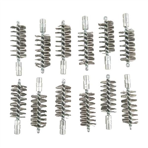 STANDARD LINE STAINLESS STEEL SHOTGUN BORE BRUSHES STANDARD LINE BRUSH, 12 GAUGE SHOTGUN, SS, 12 PACK