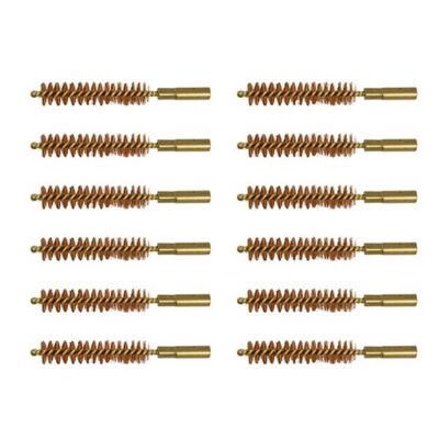 SPECIAL LINE™ DEWEY-THREAD CENTER FIRE RIFLE BORE BRUSH SPECIAL LINE DEWEY BRUSH, BRONZE, .45 CALIBER RIFLE, 12 PACK