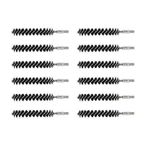 STANDARD LINE NYLON RIFLE BORE BRUSHES STANDARD LINE BRUSH, NYLON, .35 CALIBER RIFLE, 12 PACK STANDARD LINE NYLON RIFLE BORE BRUSHES STANDARD LINE BRUSH, NYLON, .35 CALIBER RIFLE, 12 PACK