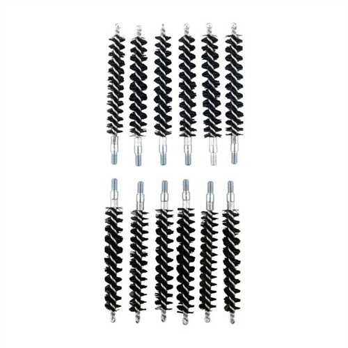 STANDARD LINE NYLON HANDGUN BORE BRUSHES STANDARD LINE BRUSH, NYLON, .375 CALIBER PISTOL, 12 PACK STANDARD LINE NYLON HANDGUN BORE BRUSHES STANDARD LINE BRUSH, NYLON, .375 CALIBER PISTOL, 12 PACK