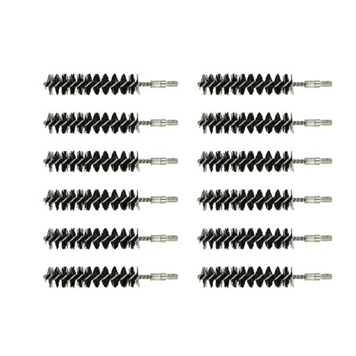 STANDARD LINE NYLON RIFLE BORE BRUSHES STANDARD LINE BRUSH, NYLON, .44/.45 CALIBER RIFLE, 12 PACK STANDARD LINE NYLON RIFLE BORE BRUSHES STANDARD LINE BRUSH, NYLON, .44/.45 CALIBER RIFLE, 12 PACK