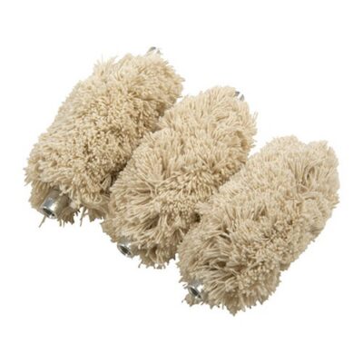 37/40MM DOUBLE-UP BRUSH & MOP DOUBLE-UP MOPS, COTTON, 37/40MM, 3 PACK