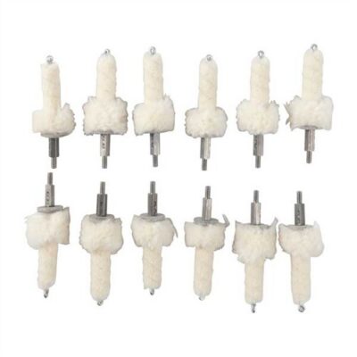 CHAMBER MOP FOR AR-15/M16 AR-15/M16 WOOL CHAMBER MOP 223 REMINGTON 8-32M 12 PACK