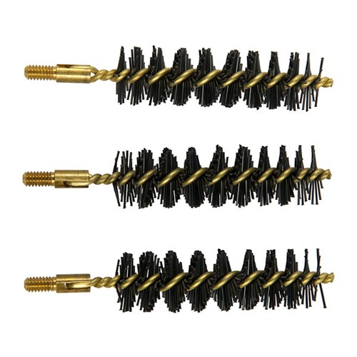 HEAVY WEIGHT NYLON MUZZLELOADER RIFLE BORE BRUSH HEAVY WEIGHT BRUSH, NYLON, .58 CALIBER MUZZLELOADER, 3 PACK