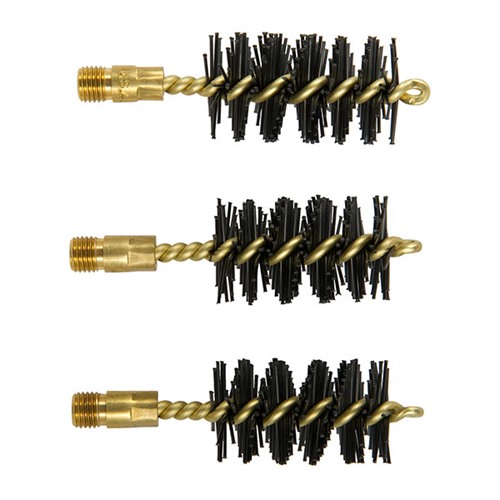 HEAVY WEIGHT NYLON SHOTGUN BORE BRUSHES HEAVY WEIGHT BRUSH, NYLON, 10 GAUGE SHOTGUN, 3 PACK