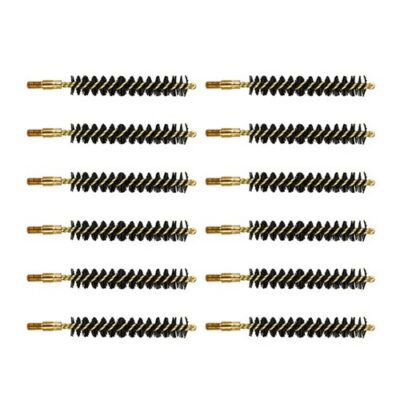 HEAVY WEIGHT NYLON CENTERFIRE RIFLE BORE BRUSH HEAVY WEIGHT NYLON RIFLE BRUSH 35/38/357 CALIBER 12 PACK