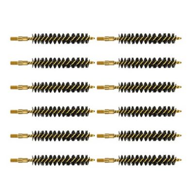 HEAVY WEIGHT NYLON CENTERFIRE RIFLE BORE BRUSH HEAVY WEIGHT NYLON RIFLE BRUSH 375 CALIBER 12 PACK