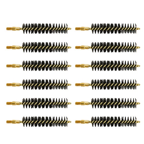 HEAVY WEIGHT NYLON CENTERFIRE RIFLE BORE BRUSH HEAVY WEIGHT NYLON RIFLE BRUSH 44/45 CALIBER 12 PACK HEAVY WEIGHT NYLON CENTERFIRE RIFLE BORE BRUSH HEAVY WEIGHT NYLON RIFLE BRUSH 44/45 CALIBER 12 PACK