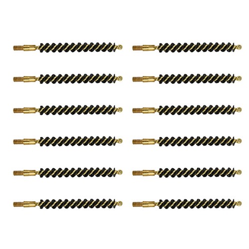 HEAVY WEIGHT NYLON CENTERFIRE RIFLE BORE BRUSH HEAVY WEIGHT NYLON RIFLE BRUSH 6.5MM 12 PACK