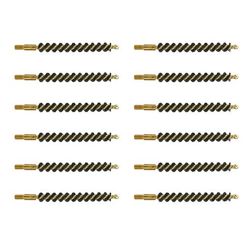 HEAVY WEIGHT NYLON CENTERFIRE RIFLE BORE BRUSH HEAVY WEIGHT NYLON RIFLE BRUSH 7MM 12 PACK