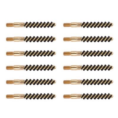 HEAVY WEIGHT NYLON HANDGUN BORE BRUSHES HEAVY WEIGHT BRUSH, NYLON, .22 CALIBER PISTOL, 12 PACK