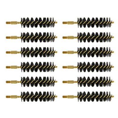 HEAVY WEIGHT NYLON MUZZLELOADER RIFLE BORE BRUSH HEAVY WEIGHT BRUSH, NYLON, .58 CALIBER MUZZLELOADER, 12 PACK