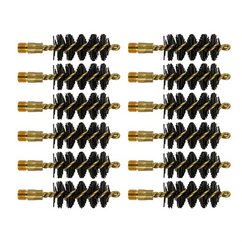 HEAVY WEIGHT NYLON SHOTGUN BORE BRUSHES HEAVY WEIGHT BRUSH, NYLON, 16 GAUGE SHOTGUN, 12 PACK