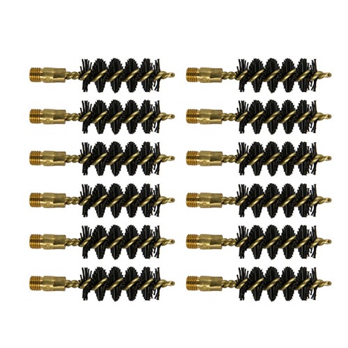 HEAVY WEIGHT NYLON SHOTGUN BORE BRUSHES HEAVY WEIGHT BRUSH, NYLON, 28 GAUGE SHOTGUN, 12 PACK