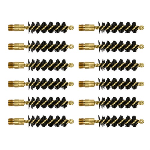HEAVY WEIGHT NYLON SHOTGUN BORE BRUSHES HEAVY WEIGHT BRUSH, NYLON, .410 BORE SHOTGUN, 12 PACK