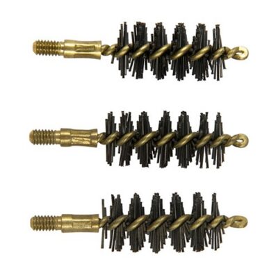 HEAVY WEIGHT NYLON HANDGUN BORE BRUSHES HEAVY WEIGHT BRUSH, NYLON, .50 CALIBER PISTOL, 3 PACK