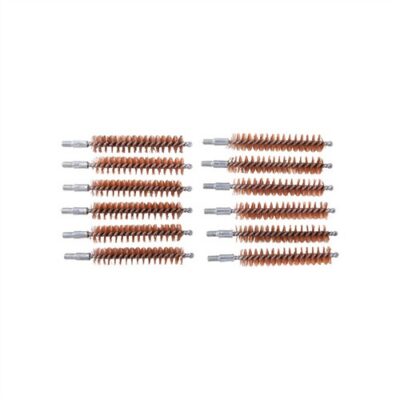 BRONZE HANDGUN CHAMBER BRUSHES CHAMBER BRUSH, BRONZE, 10MM/.40 CALIBER, 12 PACK