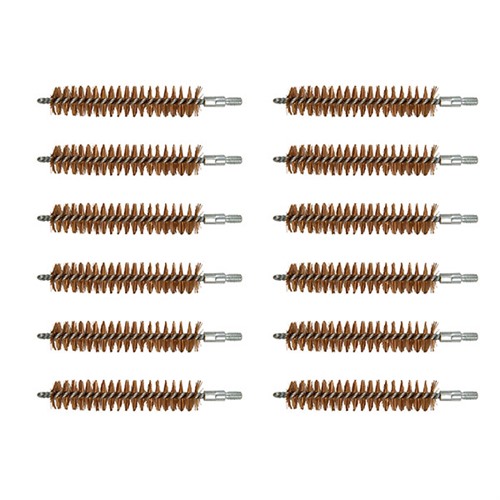 BRONZE RIFLE CHAMBER BRUSHES CHAMBER BRUSH, BRONZE, BELTED/STANDARD MAGNUM, 12 PACK