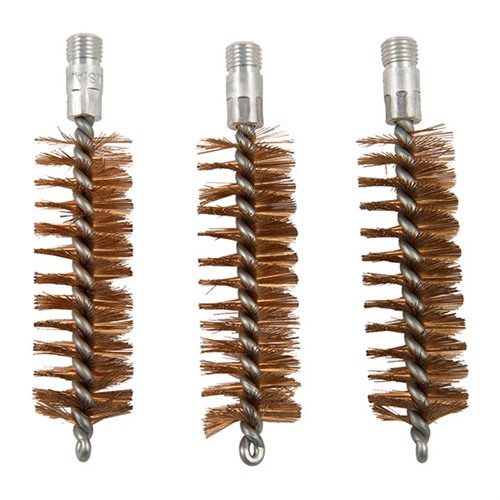 SHOTGUN CHAMBER BRUSH CHAMBER BRUSH, BRONZE, 16 GAUGE, 5/16”-27 THREAD, 3 PACK SHOTGUN CHAMBER BRUSH CHAMBER BRUSH, BRONZE, 16 GAUGE, 5/16”-27 THREAD, 3 PACK