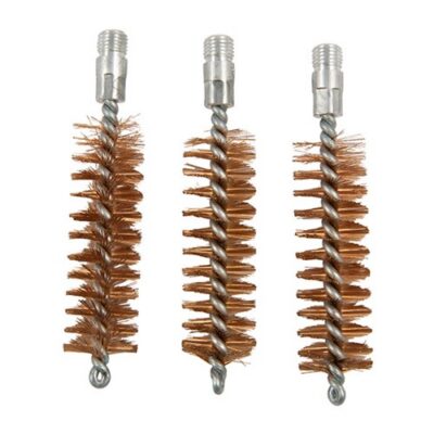 SHOTGUN CHAMBER BRUSH CHAMBER BRUSH, BRONZE, 20 GAUGE, 5/16”-27 THREAD, 3 PACK