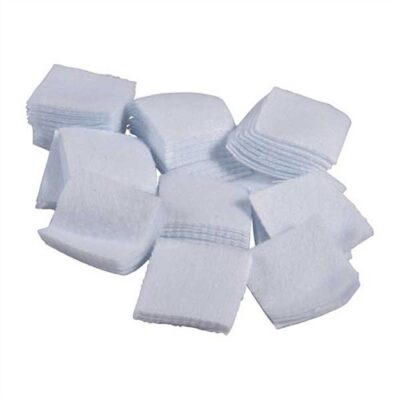 SQUARE 100% COTTON FLANNEL CLEANING PATCHES SQUARE COTTON FLANEL PATCHES, .88”, .17/.22 CAL, 100 PACK