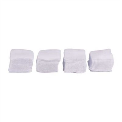 SQUARE 100% COTTON FLANNEL CLEANING PATCHES SQUARE COTTON FLANNEL PATCHES, 1.375”, .22/.270 CAL,100 PACK
