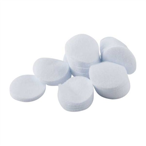 ROUND 100% COTTON FLANNEL CLEANING PATCHES ROUND COTTON FLANNEL PATCHES, 1.25”, .22/.270 CAL, 100 PACK