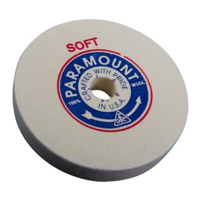 FELT POLISHING WHEELS 6” SOFT FELT POLISHING WHEEL 1” ARBOR