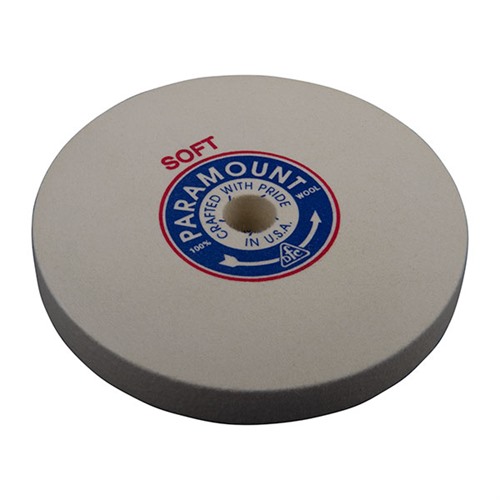 FELT POLISHING WHEELS 8” SOFT FELT POLISHING WHEEL 1” ARBOR FELT POLISHING WHEELS 8” SOFT FELT POLISHING WHEEL 1” ARBOR