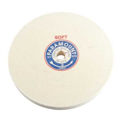 FELT POLISHING WHEELS 10” SOFT FELT POLISHING WHEEL 1” ARBOR