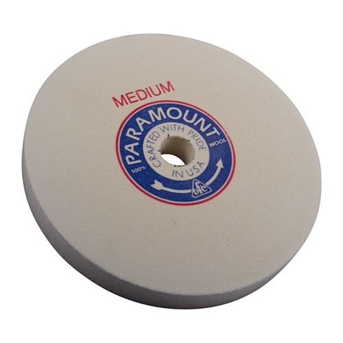 FELT POLISHING WHEELS 8” MEDIUM FELT POLISHING WHEEL 1” ARBOR FELT POLISHING WHEELS 8” MEDIUM FELT POLISHING WHEEL 1” ARBOR