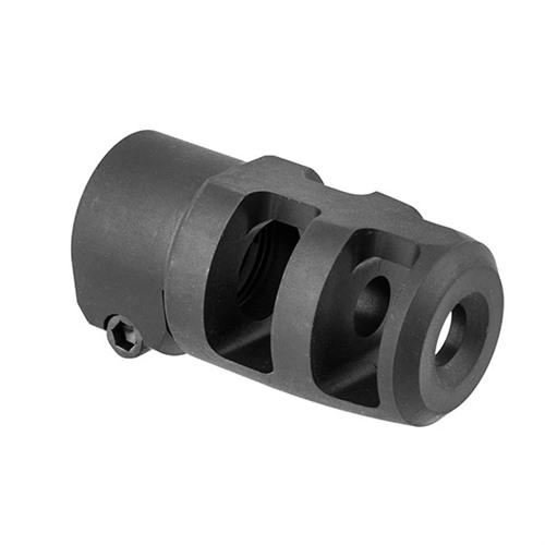 MINI FTE MUZZLE BRAKE 30 CALIBER MINI FTE MUZZLE BRAKE 30 CALIBER 5/8-24 STEEL BLACK MINI FTE MUZZLE BRAKE 30 CALIBER MINI FTE MUZZLE BRAKE 30 CALIBER 5/8-24 STEEL BLACK