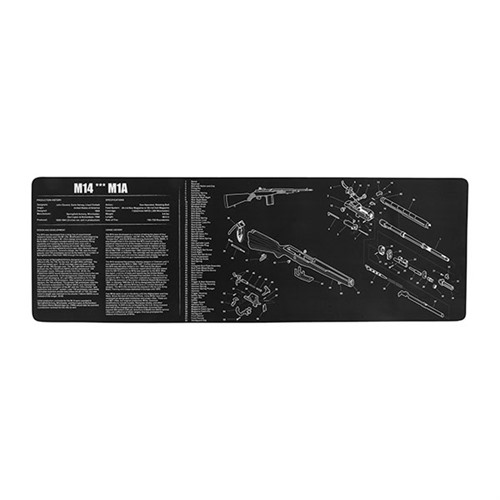 LONG GUN MATS TEKMAT LONG GUN CLEANING MAT FOR M14/M1A BLACK LONG GUN MATS TEKMAT LONG GUN CLEANING MAT FOR M14/M1A BLACK