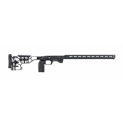 ACC CHASSIS SYSTEM FOR REMINGTON 700 LONG ACTION SAVAGE 110 SA RIGHT HAND CHASSIS, BLACK