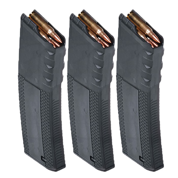 AR-15 BATTLEMAG MAGAZINES AR-15 BATTLEMAG 30-ROUND POLYMER BLACK 3-PACK