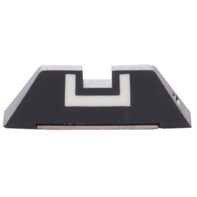 Sight, Rear, FXD, 6.9mm REAR FIXED SIGHT 6.9MM FOR GLOCK BLACK W/WHITE OUTLINE