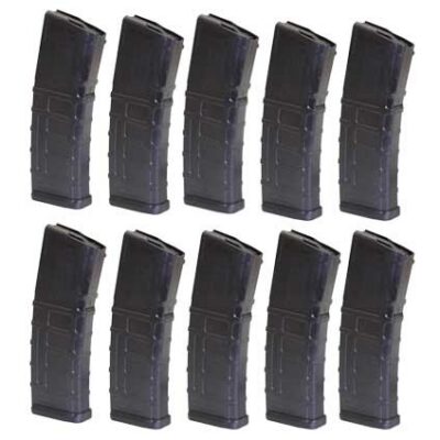 AR-15 30RD PMAG GEN M2 MOE MAGAZINE 223/5.56 PMAG AR/M4 G-M2 MOE 5.56/.223 30RD FOR AR15 BLK 10/PACK