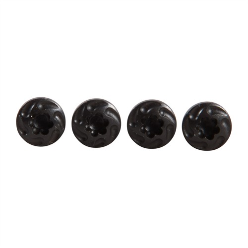 1911 Custom Grip Screws TURBO SCREWS (4) FS BLK OUT