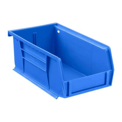 STACKABLE STORAGE BINS STACKABLE BULLET BIN, LARGE, BLUE