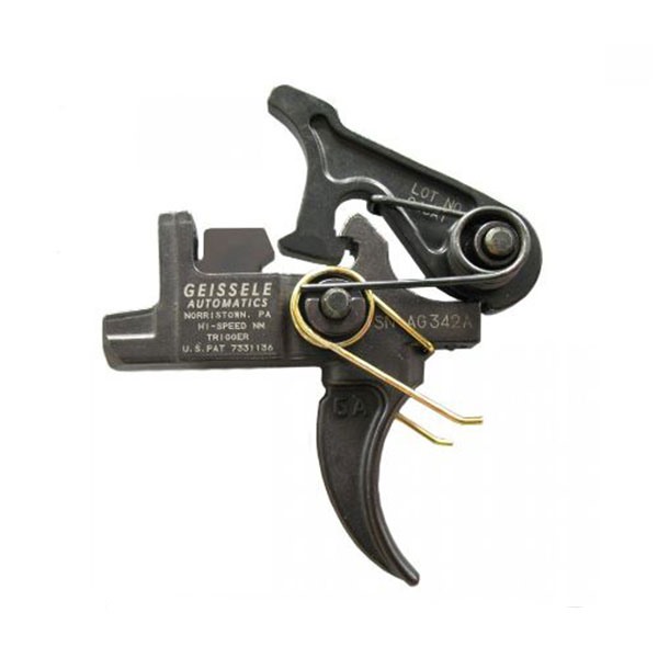 HI-SPEED NATIONAL MATCH TRIGGER SET, LARGE PIN HI-SPEED NATIONAL MATCH 2-STG CURVED TRIGGER SET W/LARGE PIN