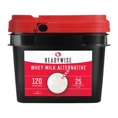 120 SERVINGS EMERGENCY WHEY MILK ALTERNATIVE 120 SERVINGS OF LONG-TERM DRY POWDERED WHEY MILK