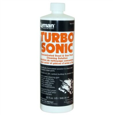 TURBO SONIC CLEANING SOLUTIONS AND ACCESSORIES LYMAN TURBO SONIC STEEL SOLUTION, 32 OZ.