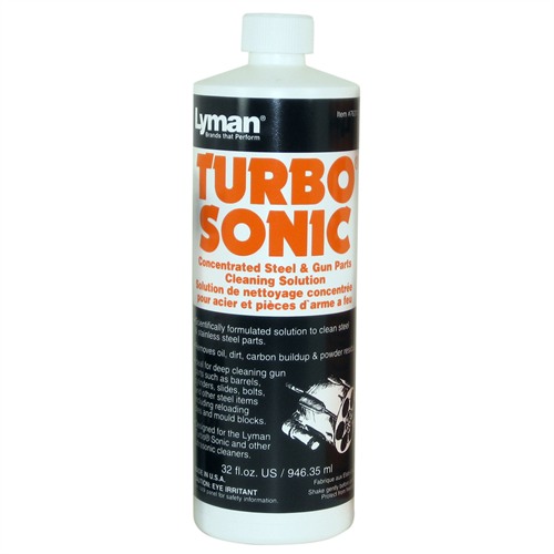TURBO SONIC CLEANING SOLUTIONS AND ACCESSORIES LYMAN TURBO SONIC STEEL SOLUTION, 32 OZ.