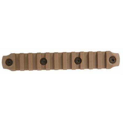 KEYMOD PICATINNY RAIL SECTIONS FLAT DARK EARTH KEYMOD PICATINNY NYLON RAIL SECTION 5.5 INCH FDE
