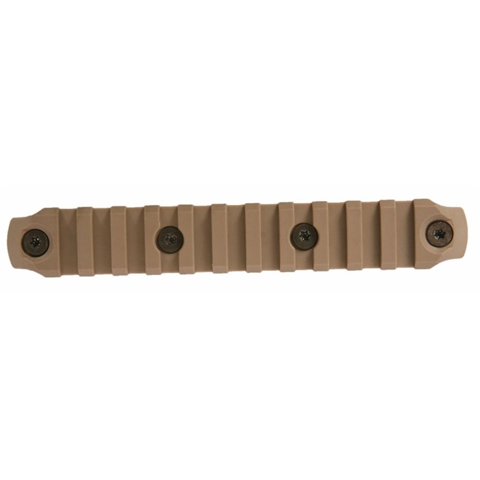KEYMOD PICATINNY RAIL SECTIONS FLAT DARK EARTH KEYMOD PICATINNY NYLON RAIL SECTION 5.5 INCH FDE KEYMOD PICATINNY RAIL SECTIONS FLAT DARK EARTH KEYMOD PICATINNY NYLON RAIL SECTION 5.5 INCH FDE