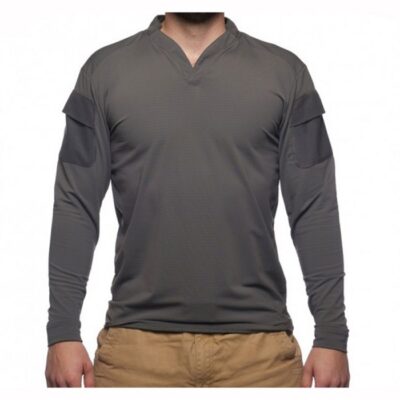 BOSS RUGBY SHIRT LONG SLEEVES BOSS RUGBY SHIRT LONG SLEEVE WOLF GREY XXL